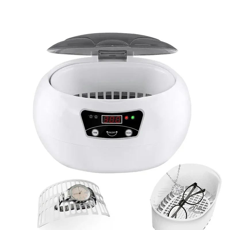 600ML Ultrasonic Glasses and Jewelry Cleaner