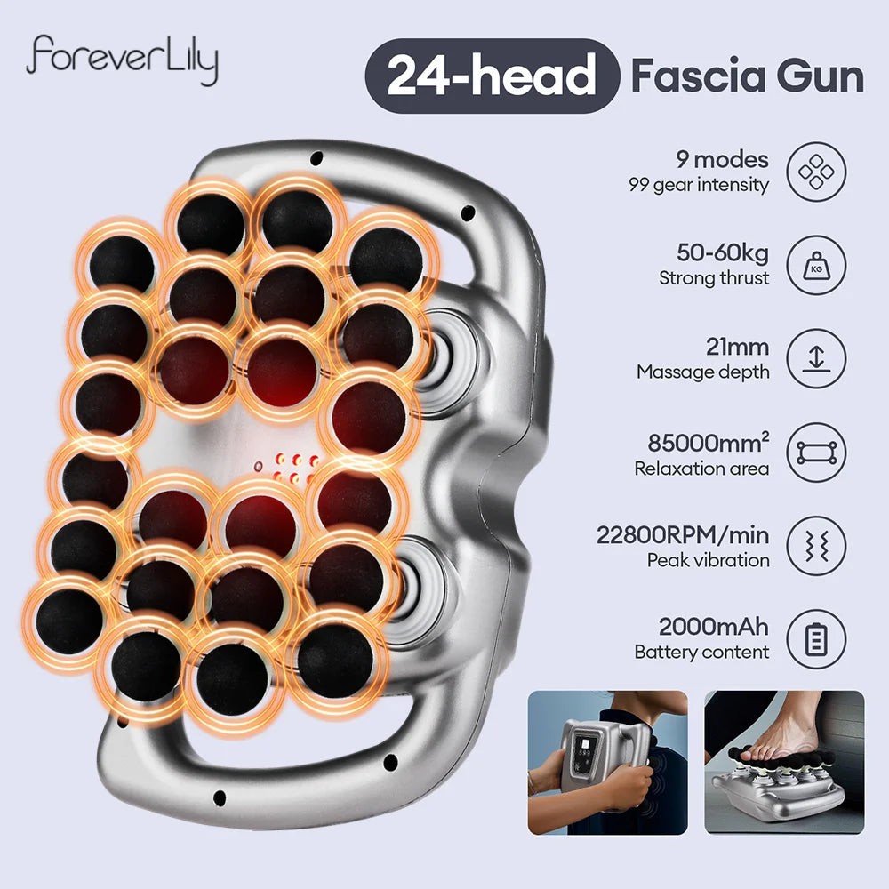 24-Head Massage Gun
