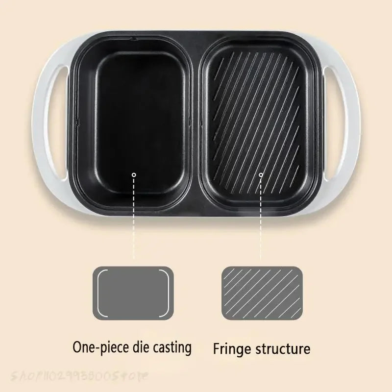 2-in-1 Electric Grill and Hot Pot