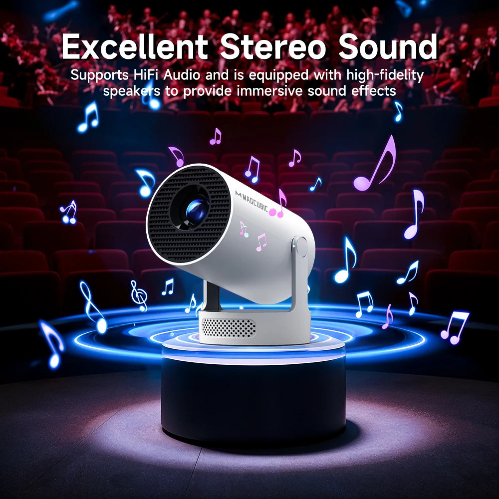 Magcubic HY300 Pro+ 4K WiFi 6 Android 11 Portable Projector