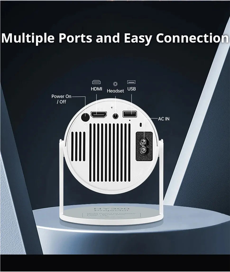 4K HD Android WiFi LED Mini Projector