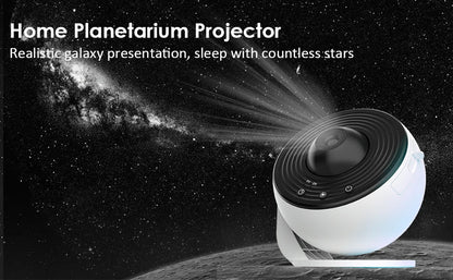 Galaxy Star Projector with 13 HD Film Discs & 360° Rotation
