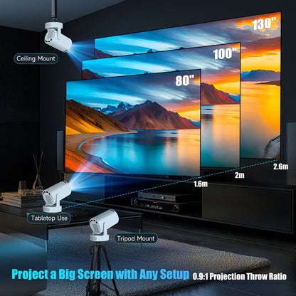 Magcubic HY300 Pro+ 4K WiFi 6 Android 11 Portable Projector