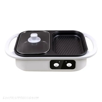 2-in-1 Electric Grill and Hot Pot