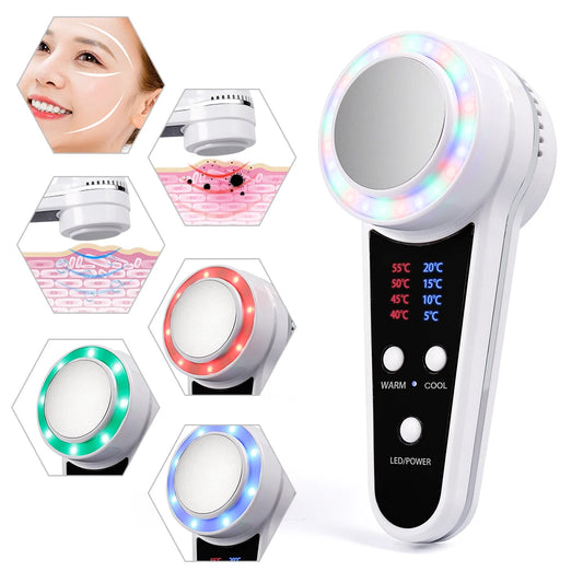 LED Hot & Cold Facial Therapy Device