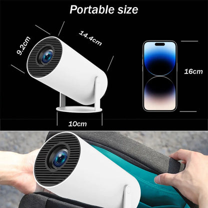 4K HD Android WiFi LED Mini Projector