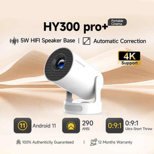Magcubic HY300 Pro+ Ultra 4K 720P Portable Projector