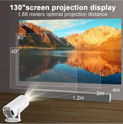 4K HD Android WiFi LED Mini Projector