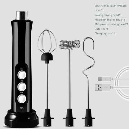 3-in-1 Wireless Handheld Milk Frother