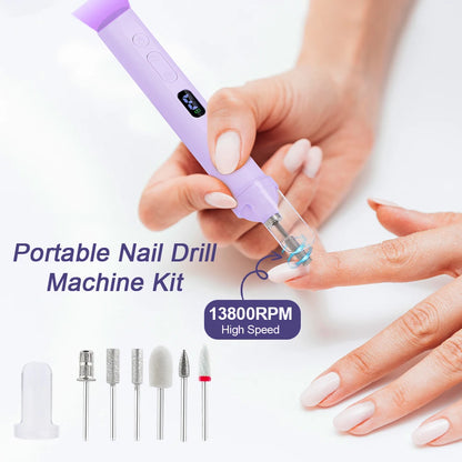 2-in-1 Wireless Nail Drill & UV Lamp