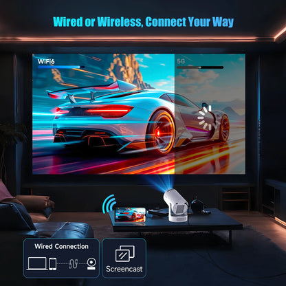 Magcubic HY300 Pro+ 4K WiFi 6 Android 11 Portable Projector