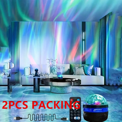 LED Galaxy & Ocean Wave Projector Lamp