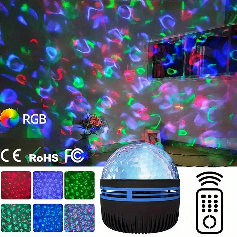 LED Galaxy & Ocean Wave Projector Lamp