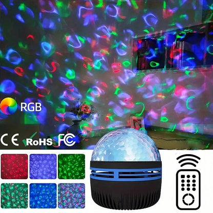LED Galaxy & Ocean Wave Projector Lamp