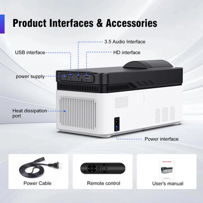 HY450 Ultra Short Throw 8K 1080P Projector