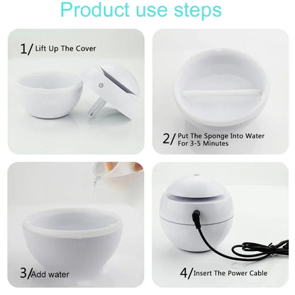 USB Rechargeable Ultrasonic Air Humidifier