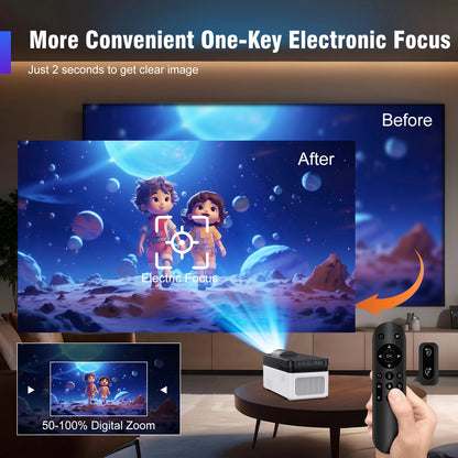 HY450 Ultra Short Throw 8K 1080P Projector