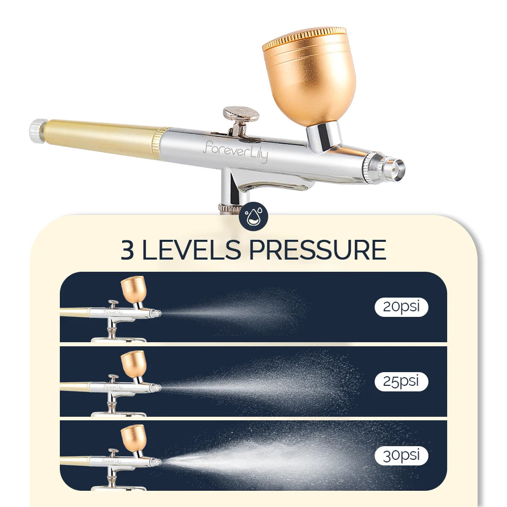 Portable Dual-Action Airbrush Kit