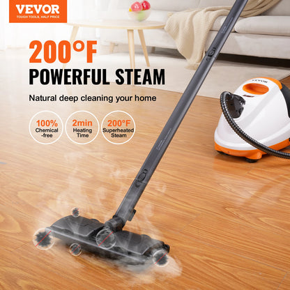 Portable Steam Cleaner with Large Tank