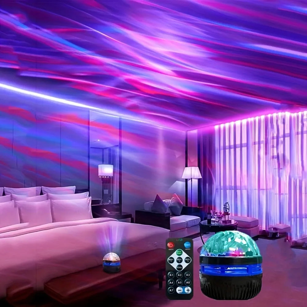 LED Galaxy & Ocean Wave Projector Lamp
