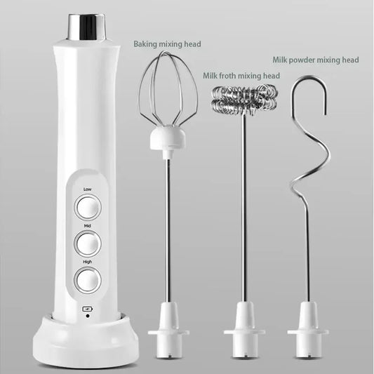 3-in-1 Wireless Handheld Milk Frother