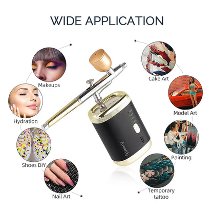 Portable Dual-Action Airbrush Kit