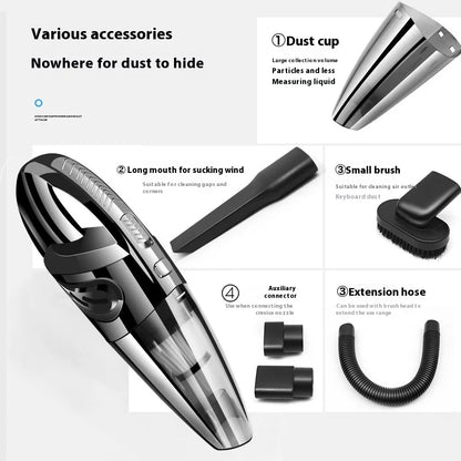 Portable Handheld Wireless Car Vacuum Cleaner