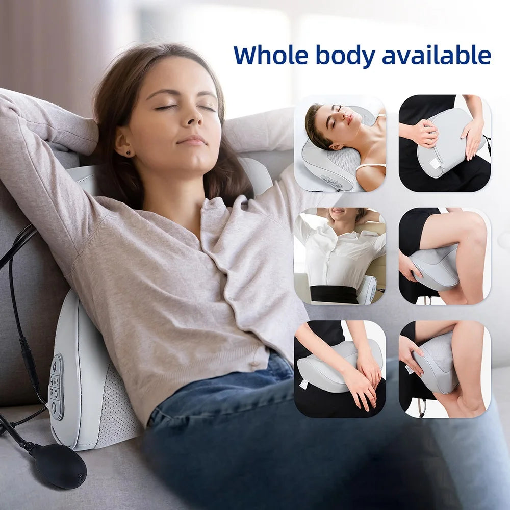 Neck & Back Massage Pillow