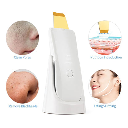 Ultrasonic Facial Skin Scrubber