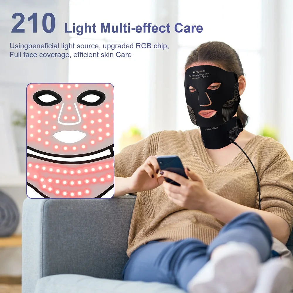Silicone LED Face Mask