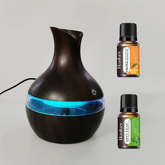 300ml Air Humidifier & 7-Color LED Aromatherapy Diffuser